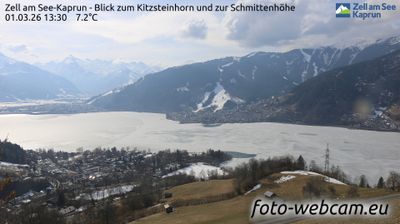 Zell am See: Kaprun - Blick zum Kitzsteinhorn und zur Schmittenhöhe