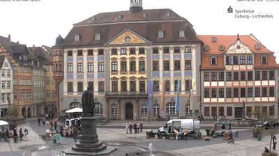 Coburg: Marktplatz Coburg - Coburg Altstadt