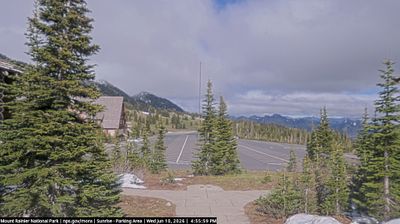 Puyallup River Junction: Mt Rainier - Sunrise