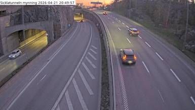 Stockholm › South-west: Sicklatunneln mynning