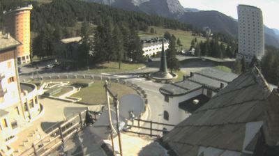 Sestriere: dal tetto del centrale hotel Savoy