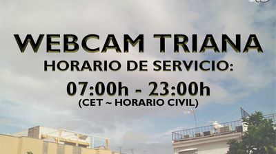 Live webcam in Triana, 스페인