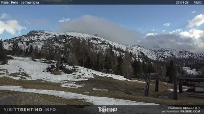 Live webcam in Primiero San Martino di Castrozza, ایتالیا
