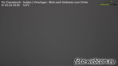 Taufers im Munstertal - Tubre: Piz Chavalatsch - Sulden - Vinschgau - Blick nach Südosten zum Ortler