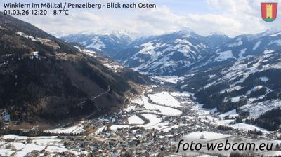 Webcam Winklern › East: Mölltal Straße - Großglocknerstraße
