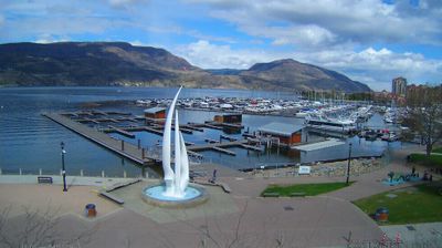 Kelowna: Sails and downtown pier