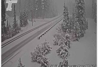 Klamath County: OR58 at Willamette Pass