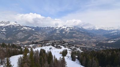 Saint-Loup-du-Dorat: Front de pistes Pra Loup 1600