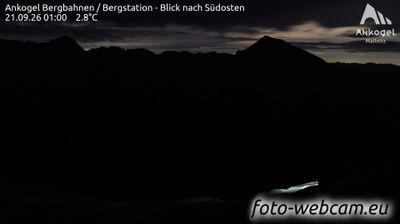 Mallnitz: Ankogel Bergbahnen - Bergstation - Blick nach Südosten