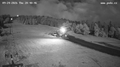 Nove Mesto na Morave: Nové Město na Moravě - Kraj Vysočina, Česko: Harusův kopec - sjezdovka
