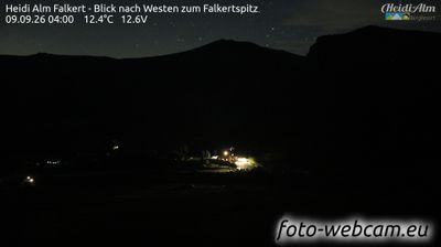 Reichenau: Heidi Alm Falkert - Blick nach Westen zum Falkertspitz