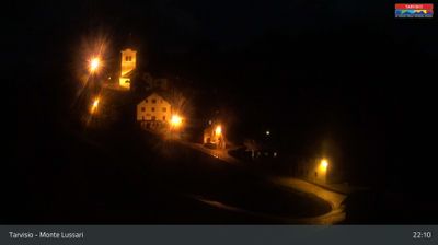 Tarvisio › South-east: Monte Lussari - Sanctuary of Monte Lussari - Rifugio al Santuario - Borgo Lussari - Cima del Cacciatore