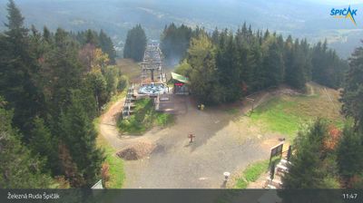 Zelezna Ruda › South-east: Rozhledna Špičák - Špičák - Bikepark Špičák