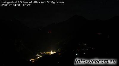 Heiligenblut am Grossglockner: Heiligenblut - Zirbenhof - Blick zum Großglockner