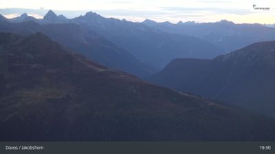 Davos: Platz - Jakobshorn, Blick Rinerhorn
