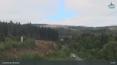 Wernigerode: Schierke - Parkhaus, Richtung Brocken Jugendberge