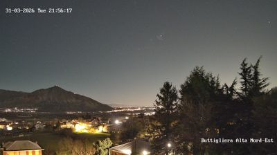 Webcam Buttigliera Alta › North: Piedmont, Italy: View toward Monte Musinè