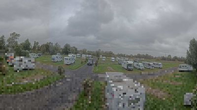 Busum: Schleswig-Holstein, Deutschland: Campingplatz
