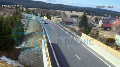 Bozi Dar › North: Nová Huť: silnice I/9 směr Dolní Podluží