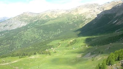 Enchastrayes › East: Haut du télésiège du Brec - Col Haut - Col de Terres Plaines