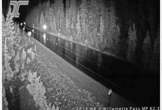 Klamath County: OR58 at Willamette Pass