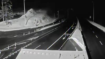 Les Bossons: Chamonix-Mont-Blanc-Rampe du Tunnel du Mont-Blanc, vue orientée vers Chamonix