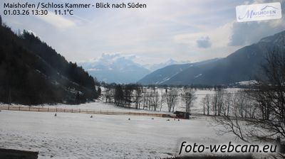 Webcam Kammer: Maishofen - Schloss - Blick nach Süden