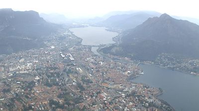 Webcam Lecco › South-east: Navigazione Lago di Como - Monte Barro Regional Park