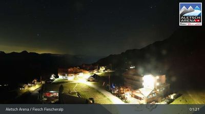 Fiesch › South-west: Schweizer Skischule Fiesch - Ferienwohnung Nowak Chalet Fiescheralp Adlerhorst Kühboden