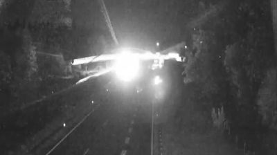 Webcam Voklo: A2/E61, Karavanke - Ljubljana, pred počivališčem