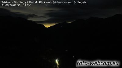 Gemeinde Tux: Tristner - Ginzling - Zillertal - Blick nach Südwesten zum Schlegeis