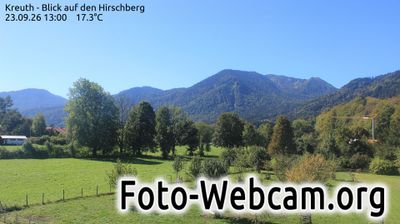 Kreuth: Blick auf den Hirschberg