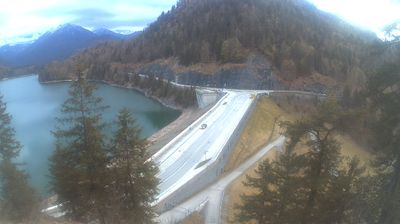 Lenggries: Sylvensteinsee - Bayern, Deutschland