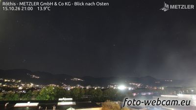 Webcam Gemeinde Koblach: Röthis - METZLER GmbH & Co KG - Blick nach Osten