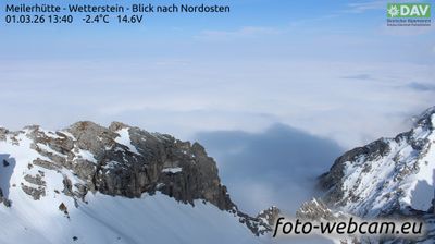 Gemeinde Leutasch: Meilerhütte - Wetterstein - Blick nach Nordosten