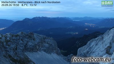 Gemeinde Leutasch: Meilerhütte - Wetterstein - Blick nach Nordosten