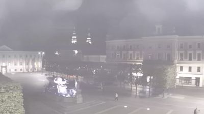 Webcam Klagenfurt › North-west: Neuer Platz - Lindwurmbrunnen - Trinkbrunnen - Magistrat der Landeshauptstadt Klagenfurt
