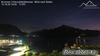 Webcam Ingenbohl › South: Lido - Hallenbad Brunnen - Seelisberg Hoch Flue - Förster Trail Picnic - Lake Lucerne
