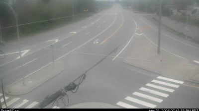 Delta › North: Canada/USA border crossing at Highway 13 and 0 Avenue, looking north