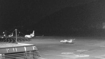 Webcam Bioggio › North: Lugano Airport