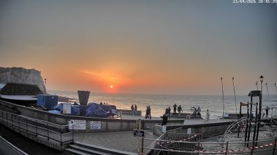 Live webcam in Etretat, França