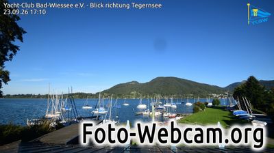 Bad Wiessee: Yacht-Club Bad-Wiessee e.V. - Blick richtung Tegernsee