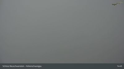 Schwangau: Füssen - Schloss Hohenschwangau, Blick zum Schloss Neuschwanstein