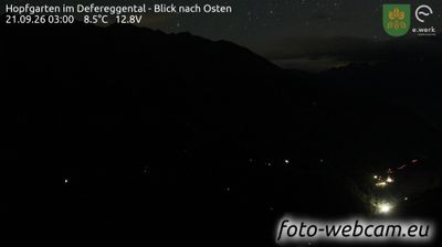 Gemeinde Hopfgarten in Defereggen: Hopfgarten im Defereggental - Blick nach Osten