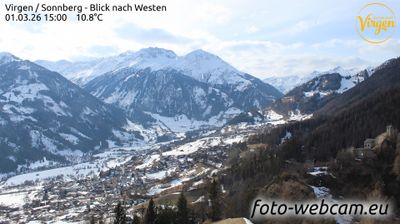 Gemeinde Virgen: Virgen - Sonnberg - Blick nach Westen