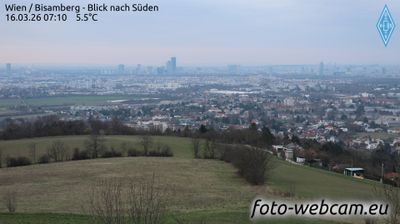 Floridsdorf: Wien - Bisamberg - Blick nach Süden