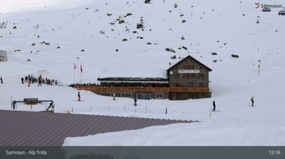Compatsch: Samnaun - Alp Trida, Restaurant Skihaus