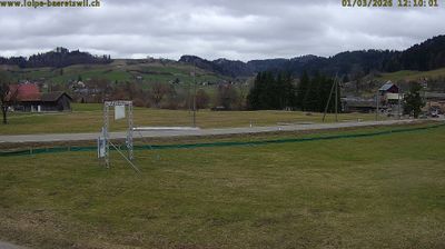 Baretswil: Zürich, Schweiz: Langlaufloipe