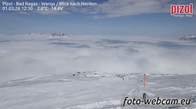 Pfafers: Pizol - Bad Ragaz - Wangs - Blick nach Norden