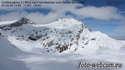 Schachnern: Goldbergkees 2 - Blick nach Nordwesten zum Hohen Sonnblick